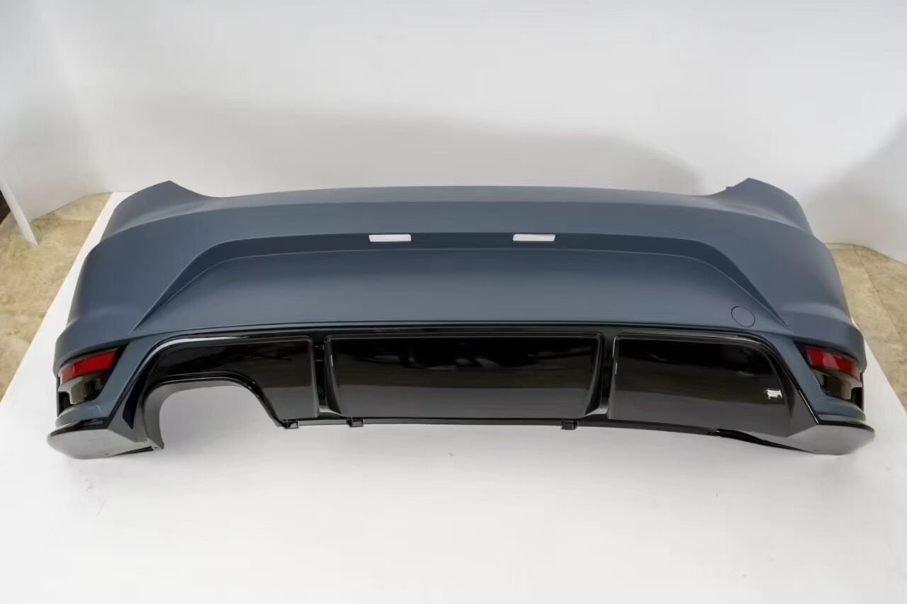 Seat Leon 2013-2020 Arka Tampon Seti (Tek Egzoz Çıkışlı Difüzör)