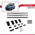 Citroen Berlingo 2 (B9) 2008-2018 Arası ile Uyumlu BASIC Model Ara Atkı Tavan Barı Gri 2 Adet