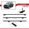 Jeep Liberty 2002-2007 Arası ile Uyumlu BASIC Model Ara Atkı Tavan Barı Siyah 2 Adet