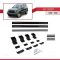 Jeep Liberty 2002-2007 Arası ile Uyumlu BASIC Model Ara Atkı Tavan Barı Siyah 2 Adet