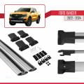 Ford Ranger (P703) 2022-2024 Arası ile Uyumlu FLY Model Ara Atkı Tavan Barı Gri 2 Adet