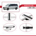 Mercedes EQV (W447) 2020 ve Sonrası ile Uyumlu BASIC Model Ara Atkı Tavan Barı Gri 2 Adet