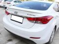 Hyundai Elantra 2012-2016 Uyumlu Yedek Parça Spoiler Plastik