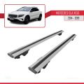 Mercedes GLA Class (X156) 2014-2019 Arası ile Uyumlu HOOK Model Ara Atkı Tavan Barı Gri 2 Adet