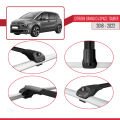 Citroen Grand C4 Space Tourer 2018-2022 Arası ile Uyumlu ACE-1 Ara Atkı Tavan Barı Siyah 2 Adet