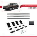 Alfa Romeo 156 (T932) Crosswagon 2003-2007 Arası ile Uyumlu BASIC Model Ara Atkı Tavan Barı Gri 2 Adet