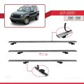 Jeep Liberty 2002-2007 Arası ile Uyumlu BASIC Model Ara Atkı Tavan Barı Gri 2 Adet