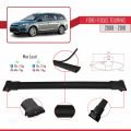 Ford Focus 2 (C307) Turnier 2008-2010 Arası ile Uyumlu FLY Model Ara Atkı Tavan Barı Siyah 2 Adet