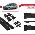 Ford Focus 2 (C307) Turnier 2008-2010 Arası ile Uyumlu FLY Model Ara Atkı Tavan Barı Siyah 2 Adet