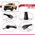 Ford Ranger (P703) 2022-2024 Arası ile Uyumlu ACE-1 Ara Atkı Tavan Barı Siyah 2 Adet
