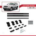 Jeep Grand Cherokee 3 (WK) 2005-2010 Arası ile Uyumlu BASIC Model Ara Atkı Tavan Barı Siyah 2 Adet