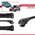 Ford Transit/Tourneo Courier Post-Facelift 2018-2022 Arası ile Uyumlu ACE-1 Ara Atkı Tavan Barı Siyah 3 Adet