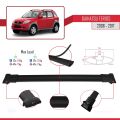 Daihatsu Terios 2 (J200) 2006-2017 Arası ile Uyumlu FLY Model Ara Atkı Tavan Barı Siyah 2 Adet