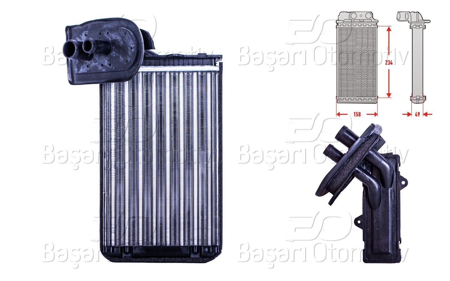 Renault 19 Clio Megane 1.4 1.6 1.9 Kalorifer Radyatörü