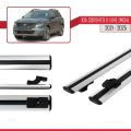 Kia Sorento 4 (MQ4) X-Line 2021 ve Sonrası ile Uyumlu BASIC Model Ara Atkı Tavan Barı Gri 2 Adet