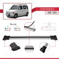 Suzuki Wagon R+ 1998-2003 Arası ile Uyumlu FLY Model Ara Atkı Tavan Barı Gri 3 Adet