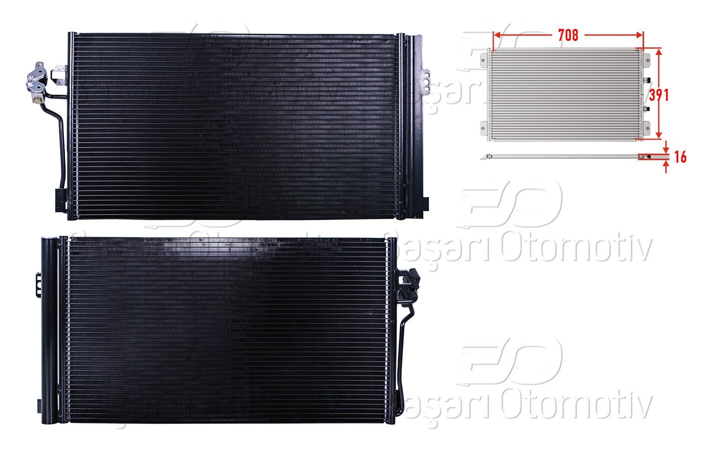 Mercedes-Benz Vito Viano 04 Klima Radyatörü