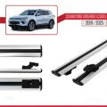 Ssangyong Korando 4 (C300) 2019 ve Sonrası ile Uyumlu BASIC Model Ara Atkı Tavan Barı Gri 2 Adet