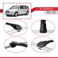 Kia Sedona 2 (VQ) 2006-2012 Arası ile Uyumlu ACE-1 Ara Atkı Tavan Barı Siyah 3 Adet