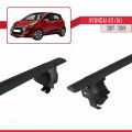 Hyundai i10 II (IA) Post-Facelift 2017-2019 Arası ile Uyumlu ACE-4 Ara Atkı Tavan Barı Siyah 2 Adet