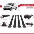 Toyota Proace City 2019-2022 Arası ile Uyumlu FLY Model Ara Atkı Tavan Barı Siyah 4 Adet