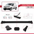 Toyota Proace City 2019-2022 Arası ile Uyumlu FLY Model Ara Atkı Tavan Barı Siyah 4 Adet