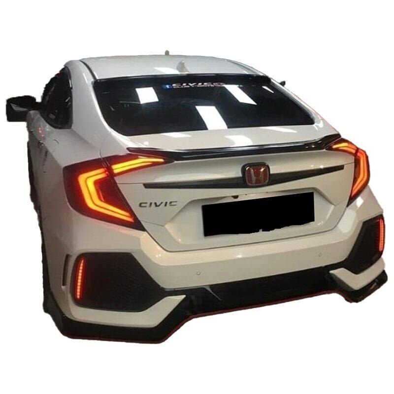 Honda Civic Fc5 Uyumlu Yedek Parça 2017 Anatomik Spoiler Boyalı