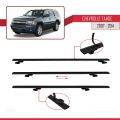 Chevrolet Tahoe 3 2007-2014 Arası ile Uyumlu BASIC Model Ara Atkı Tavan Barı Siyah 2 Adet
