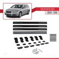 Volvo XC70 II (P24) 2008-2016 Arası ile Uyumlu BASIC Model Ara Atkı Tavan Barı Siyah 3 Adet