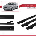 Volvo XC70 II (P24) 2008-2016 Arası ile Uyumlu BASIC Model Ara Atkı Tavan Barı Siyah 3 Adet