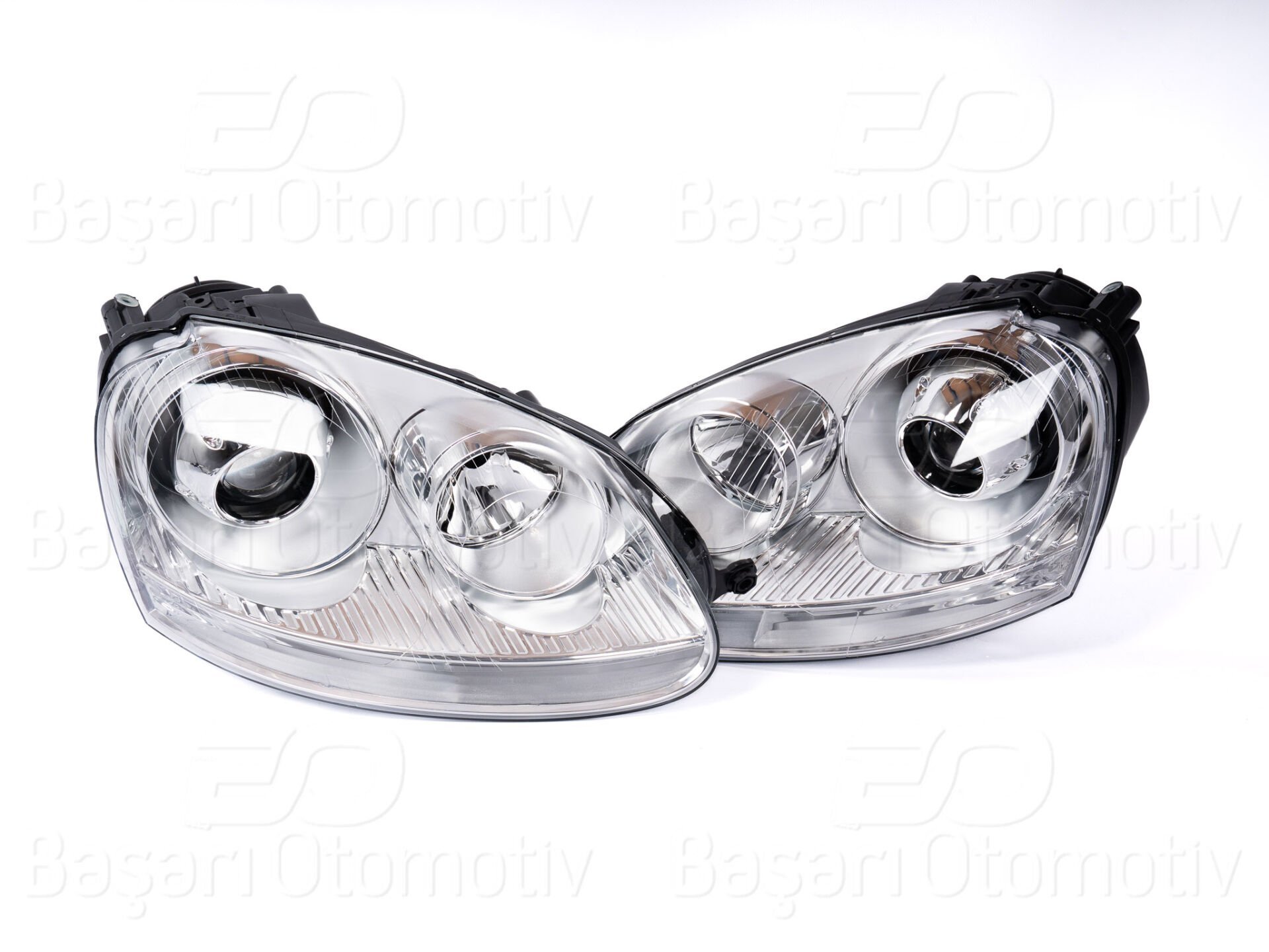 Volkswagen Golf 5 R32 / GTI Jetta 2003-2009 Mercekli Krom Far Seti Sol Sağ Tak Çalıştır