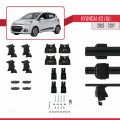 Hyundai i10 II (IA) Pre-Facelift 2013-2017 Arası ile Uyumlu ACE-4 Ara Atkı Tavan Barı Siyah 2 Adet