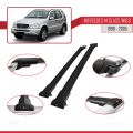 Mercedes M Class (W163) 1998-2005 Arası ile Uyumlu FLY Model Ara Atkı Tavan Barı Siyah 2 Adet