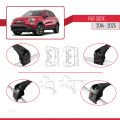 Fiat 500X 2014 ve Sonrası ile Uyumlu ACE-2 Ara Atkı Tavan Barı Siyah 2 Adet