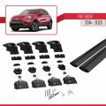 Fiat 500X 2014 ve Sonrası ile Uyumlu ACE-2 Ara Atkı Tavan Barı Siyah 2 Adet