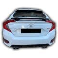 Honda Civic Fc5 Uyumlu Yedek Parça 2017 Işıklı Spoiler Boyalı