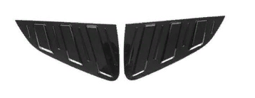 Volkswagen Polo Uyumlu  2019+ Kelebek Cam Kaplama - Piano Black