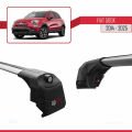 Fiat 500X 2014 ve Sonrası ile Uyumlu ACE-2 Ara Atkı Tavan Barı Gri 2 Adet