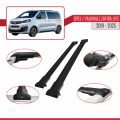 Opel Zafira Life 2019 ve Sonrası ile Uyumlu FLY Model Ara Atkı Tavan Barı Siyah 2 Adet