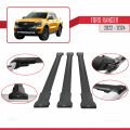 Ford Ranger (P703) 2022-2024 Arası ile Uyumlu FLY Model Ara Atkı Tavan Barı Siyah 3 Adet