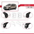 Dacia Lodgy (J92) 2012-2022 Arası ile Uyumlu ACE-2 Ara Atkı Tavan Barı Siyah 2 Adet