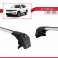 Jeep Compass 2017 ve Sonrası ile Uyumlu ACE-2 Ara Atkı Tavan Barı Gri 2 Adet