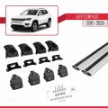 Jeep Compass 2017 ve Sonrası ile Uyumlu ACE-2 Ara Atkı Tavan Barı Gri 2 Adet
