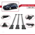 Chevrolet Cruze (J300) 2009-2016 Arası ile Uyumlu FLY Model Ara Atkı Tavan Barı Gri 3 Adet