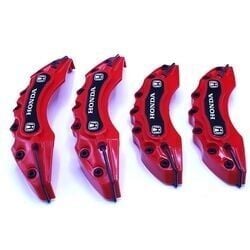 Honda Logolu Uyumlu Yedek Parça Kaliper Kapağı Kırmızı 4 Parça