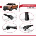Ford Ranger (P375) 2011-2022 Arası ile Uyumlu ACE-1 Ara Atkı Tavan Barı Siyah 3 Adet
