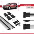 Mazda Tribute 2000-2007 Arası ile Uyumlu FLY Model Ara Atkı Tavan Barı Gri 2 Adet