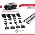 Toyota Fortuner (AN160) 2015-2023 Arası ile Uyumlu ACE-2 Ara Atkı Tavan Barı Gri 2 Adet