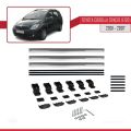 Toyota Corolla Spacio 2 (E120) 2001-2007 Arası ile Uyumlu BASIC Model Ara Atkı Tavan Barı Gri 3 Adet