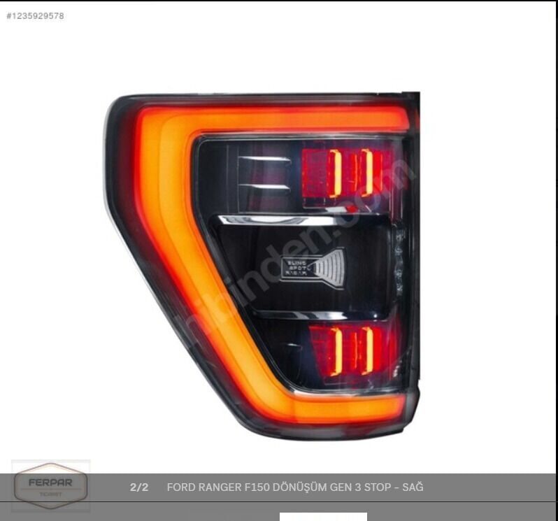 F150 GEN3 Uyumlu Yedek Parça Stop (Sağ-Sol)